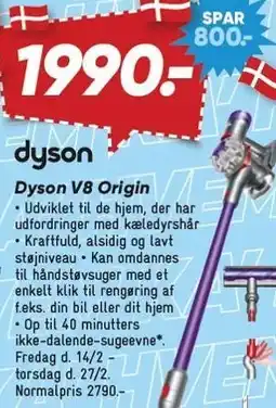 Bilka Dyson V8 Origin tilbud