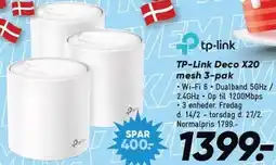 Bilka TP-Link Deco X20 mesh 3-pak tilbud