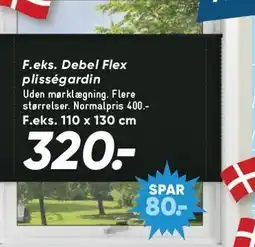 Bilka F.eks. Debel Flex plisségardin tilbud