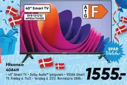 Bilka Hisense 40A4N tilbud