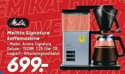 Bilka Melitta Signature kaffemaskine tilbud