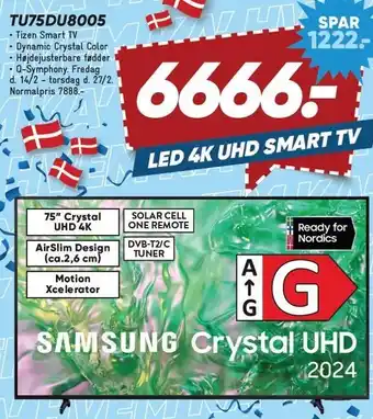 Bilka Samsung TU75DU8005 tilbud