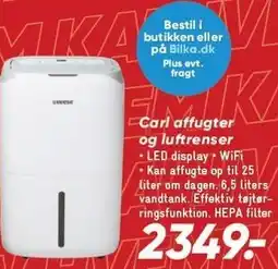 Bilka Carl affugter og luftrenser tilbud