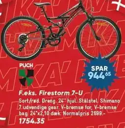 Bilka Puch Firestorm tilbud