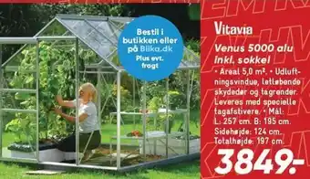 Bilka Vitavia Venus 5000 alu inkl. sokkel tilbud