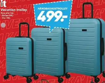 Bilka it luggage Vacation trolley tilbud