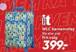 Bilka it luggage WLC børnetrolley tilbud