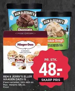 MENY BEN & JERRY'S ELLER HÄAGEN DAZS IS tilbud