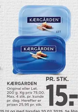 MENY KÆRGÅRDEN tilbud