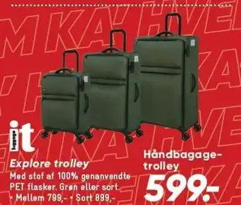 Bilka it luggage Explore trolley tilbud