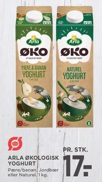 MENY ARLA ØKOLOGISK YOGHURT tilbud