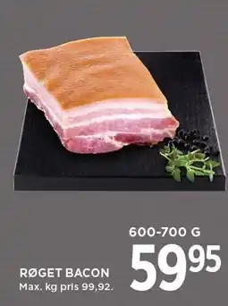 MENY RØGET BACON tilbud