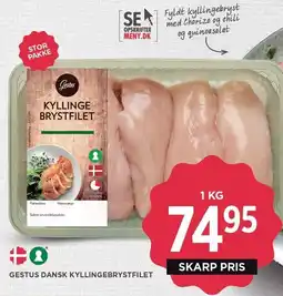 MENY GESTUS DANSK KYLLINGEBRYSTFILET tilbud