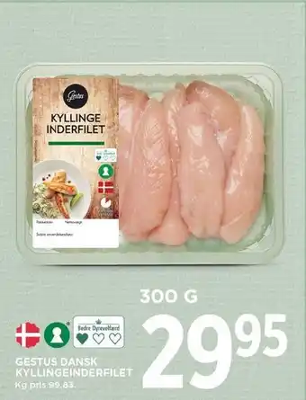 MENY GESTUS DANSK KYLLINGEINDERFILET tilbud