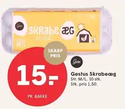 SPAR Gestus Skrabeæg 10 stk tilbud