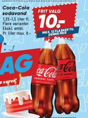 Bilka COCA-COLA sodavand tilbud