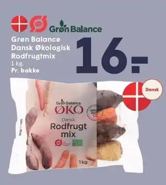 SPAR Grøn Balance Dansk Økologisk Rodfrugtmix 1 kg tilbud