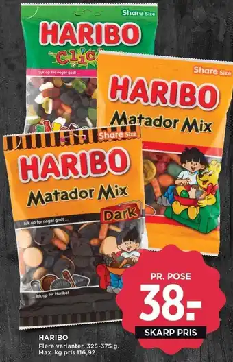 MENY HARIBO tilbud