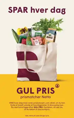 SPAR GUL PRIS pricmatcher Netto tilbud