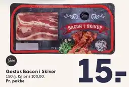 SPAR Gestus bacon i skiver 150 g tilbud