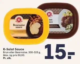 SPAR K-Salat Sauce 300-325 g tilbud