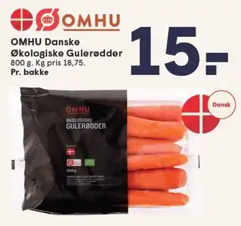 SPAR OMHU Danske Økologiske Gulerødder 800 g tilbud