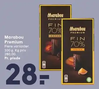 SPAR Marabou Premium 100 g tilbud