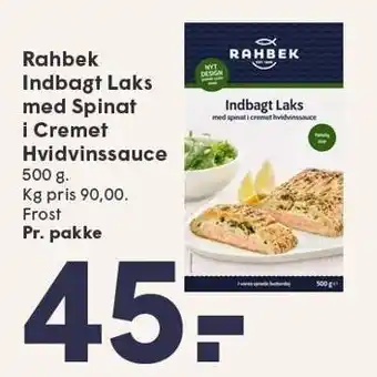 SPAR Rahbek Indbagt laks 500 g tilbud