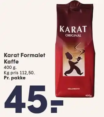 SPAR KARAT FORMALET KAFFE 400 g tilbud