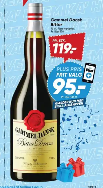 Bilka GAMMEL DANSK Bitter tilbud