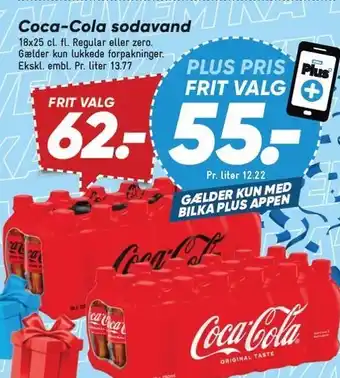 Bilka Coca-Cola sodavand 18x25 cl tilbud