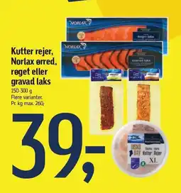 Føtex Kutter rejer, Norlax ørred, røget eller gravad laks tilbud