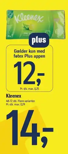 Føtex Kleenex tilbud