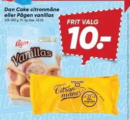 Bilka Dan Cake citronmåne eller Pågen vanillas tilbud