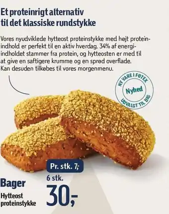 Føtex Hytteost proteinstykker tilbud