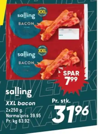 Bilka Salling XXL bacon tilbud