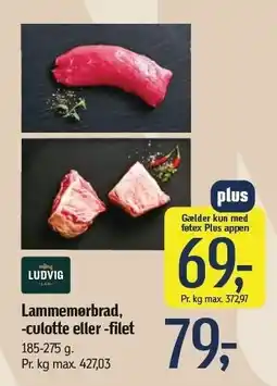 Føtex Lammemørbrad, -culotte eller -filet tilbud