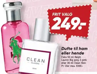 Bilka Dufte til ham eller hende tilbud