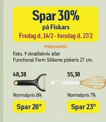 Føtex Spar 30% på Fiskars tilbud