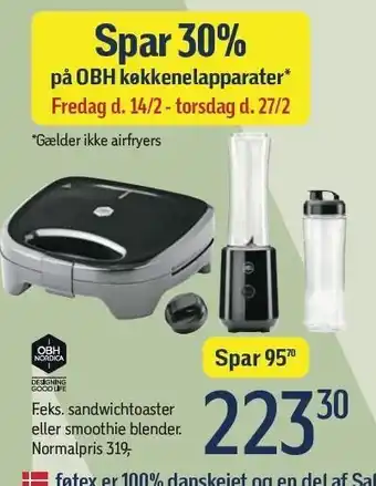 Føtex Spar 30% på OBH køkkenelapparater tilbud