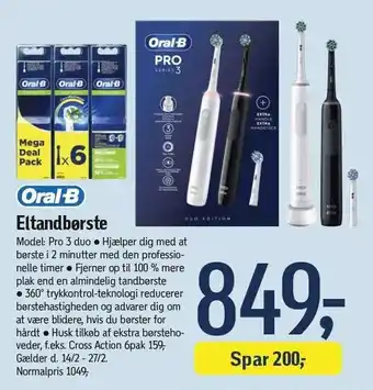 Føtex Oral-B Eltandbørste tilbud