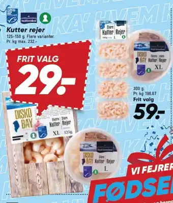 Bilka Kutter rejer tilbud