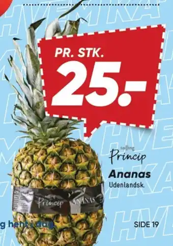 Bilka Ananas tilbud