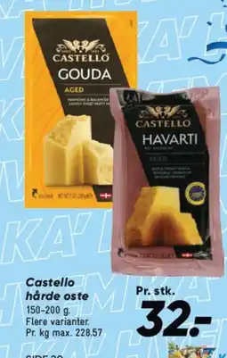 Bilka CASTELLO hårde oste tilbud