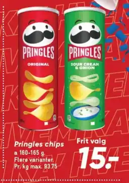 Bilka PRINGLES chips tilbud