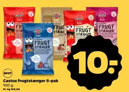 Netto Castus frugtstænger 5-pak tilbud