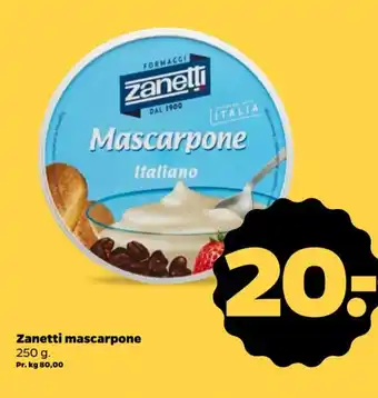 Netto Zanetti mascarpone tilbud