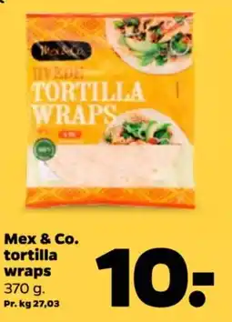 Netto Mex & Co. tortilla wraps tilbud