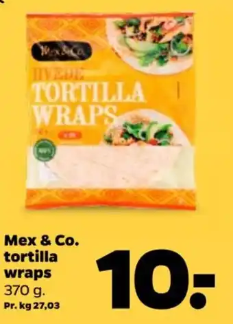 Netto Mex & Co. tortilla wraps tilbud