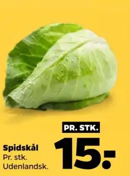 Netto Spidskål Pr. stk. Udenlandsk. tilbud